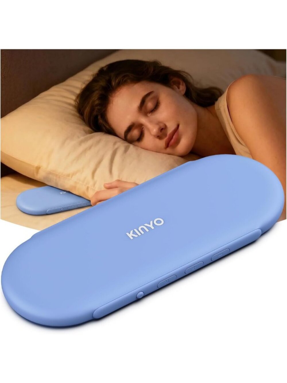Under Pillow Bone Conduction Speaker for Sleep, Relaxation & Music Listening